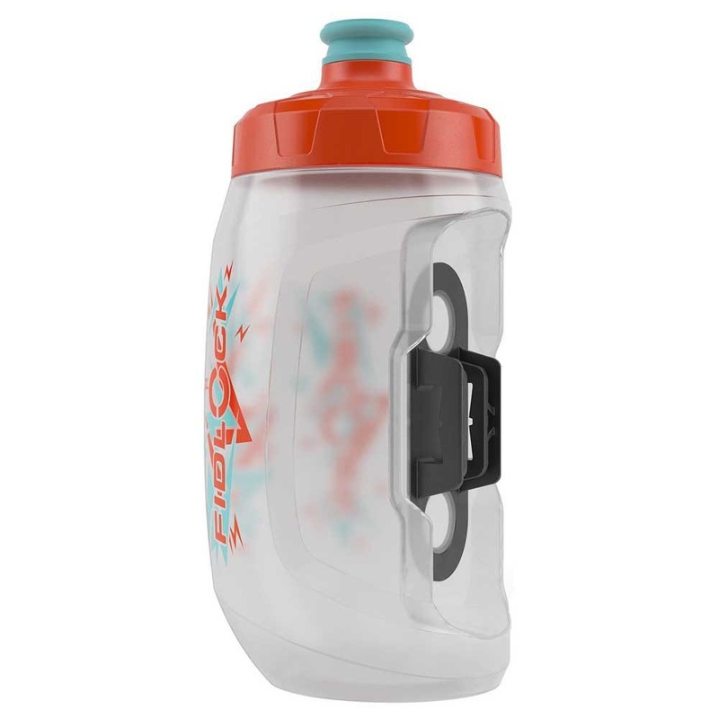 FIDLOCK Kids Orange Water Bottle Combo 450mL