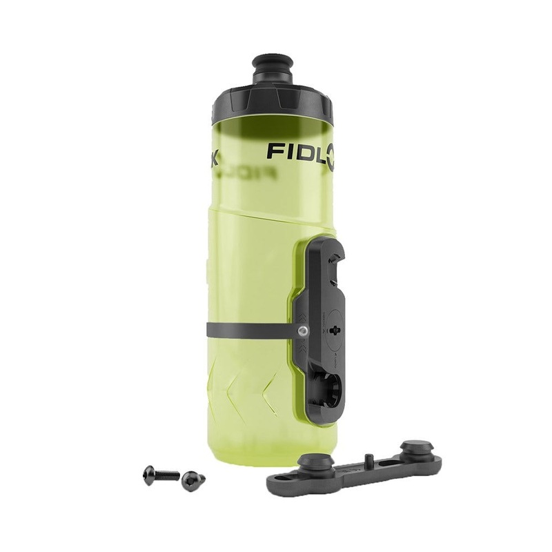 FIDLOCK Yellow Water Bottle Combo 600mL