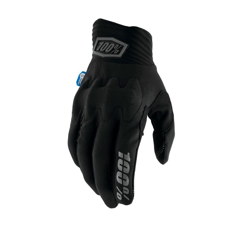 100% Cognito SmartShock Full Finger Gloves Black