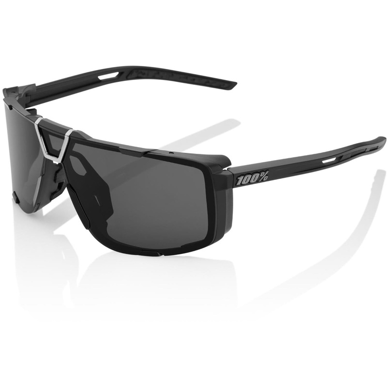 100% Eastcraft Sunglasses Matte Black with Smoke Lens