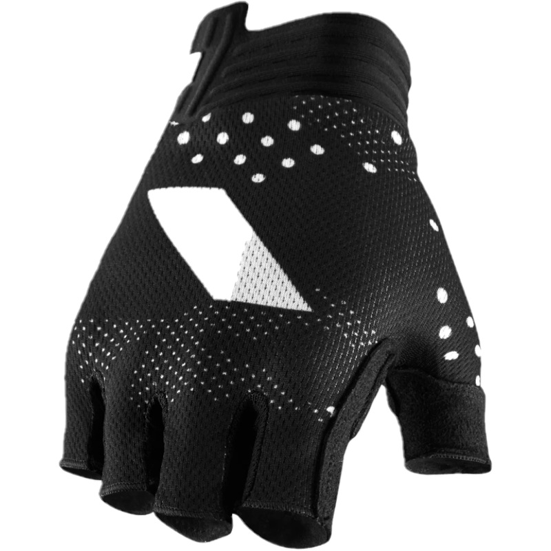 100% Exceeda Gel Short Finger Gloves Black