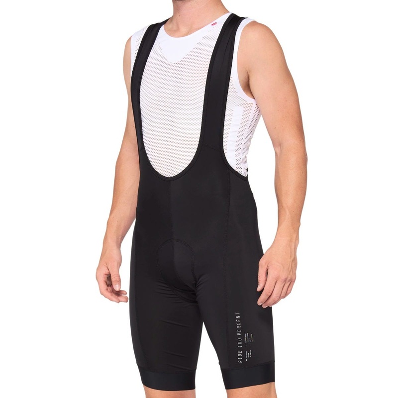100% Exceeda Mountain Bike Bibknicks Black/White