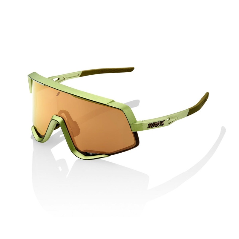 100% Glendale Sunglasses Metallic Bronze ML Mirror Lens