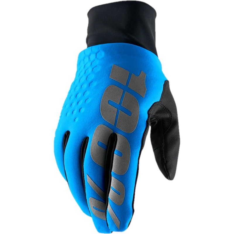 100% Hydromatic Brisker Full Finger Gloves Blue
