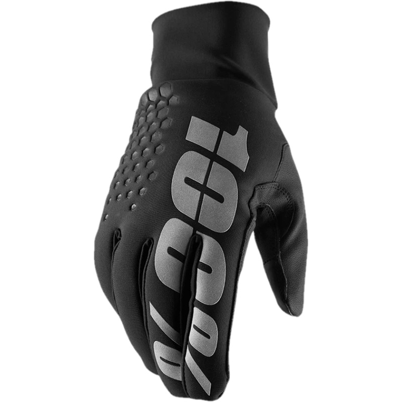 100% Hydromatic Waterproof Full Finger Gloves Black