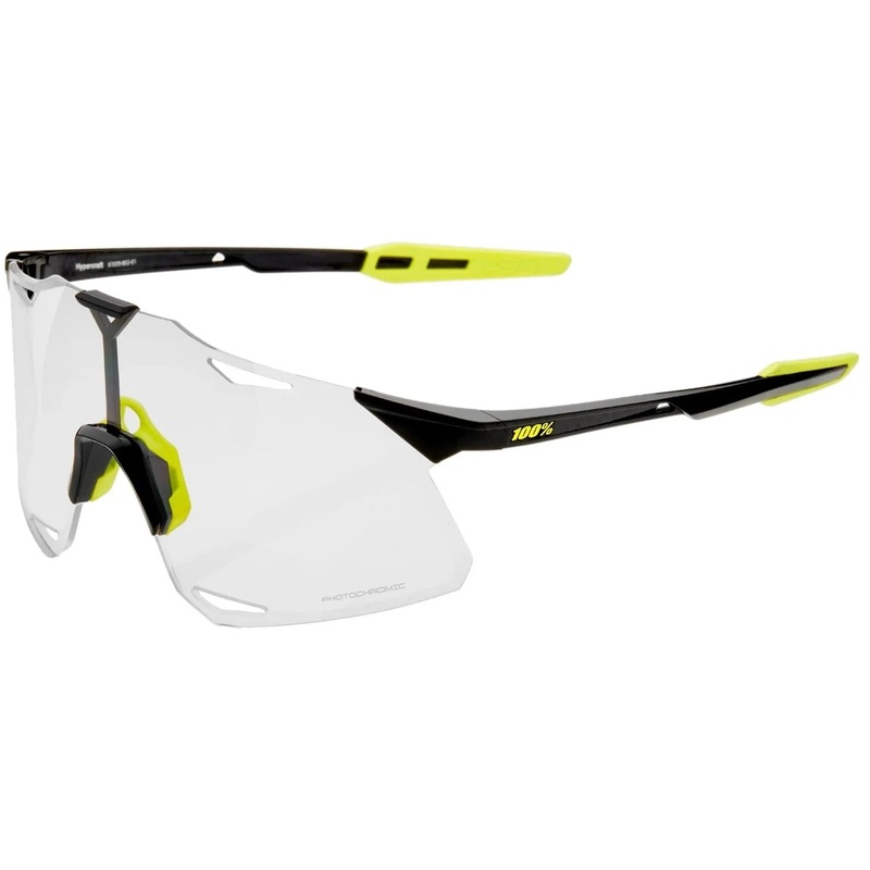 100% Hypercraft Sunglasses Gloss Black - Photochromic Lens