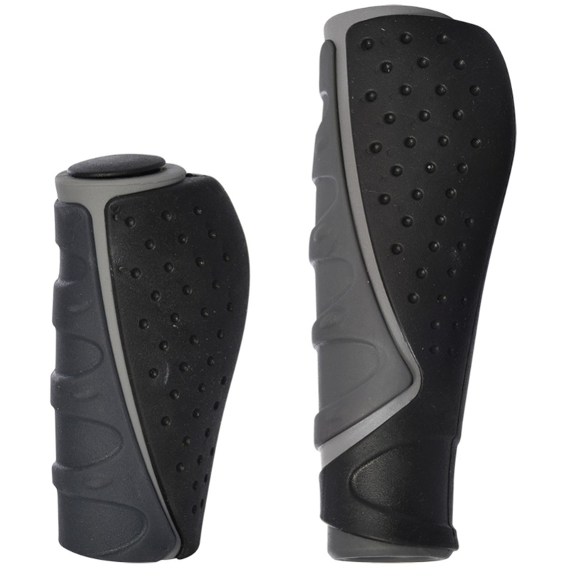 BPW Dual Density Ergo MTB Grip Single Gripshift Black/Grey