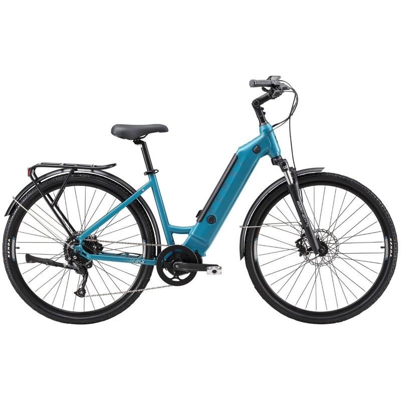 EX-DEMO Pedal Falcon 700c 375Wh Step Through Electric Hybrid Bike Teal (Womens Small)