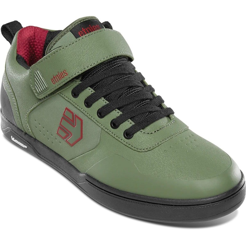 Etnies Culvert Mid Flat Pedal MTB Shoes Green/Black