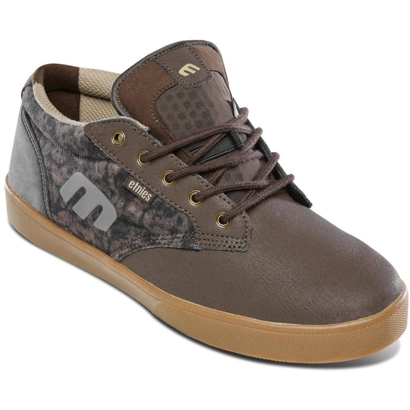 Etnies Jameson Mid Crank Flat Pedal MTB Shoes Brown/Tan/Gum