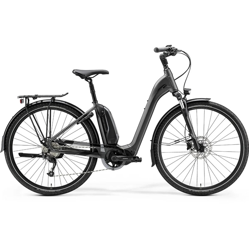 EX-DEMO Merida eSpresso City 300SE EQ 504Wh Electric Hybrid Bike Matte Silver (Small)