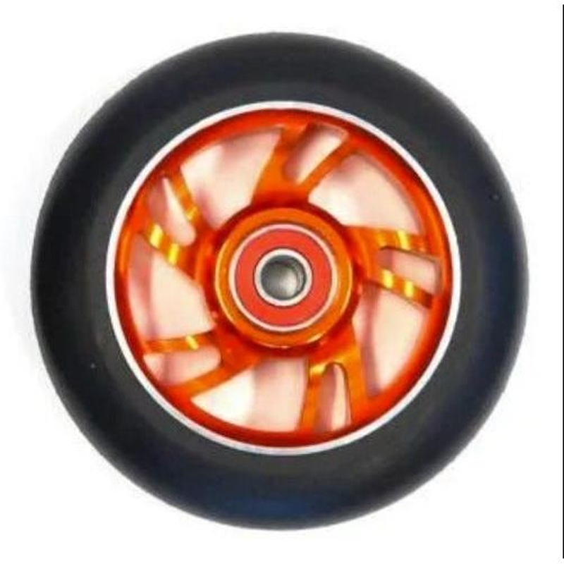 BPW 100mm Scooter Wheel Orange/Black