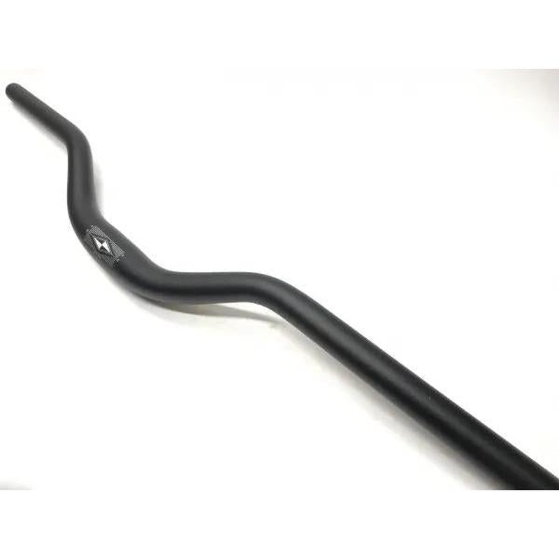 BPW Alloy MTB Handlebar 780 x 60mm Rise 31.8mm Bore 6 Deg Sweep Matte Black