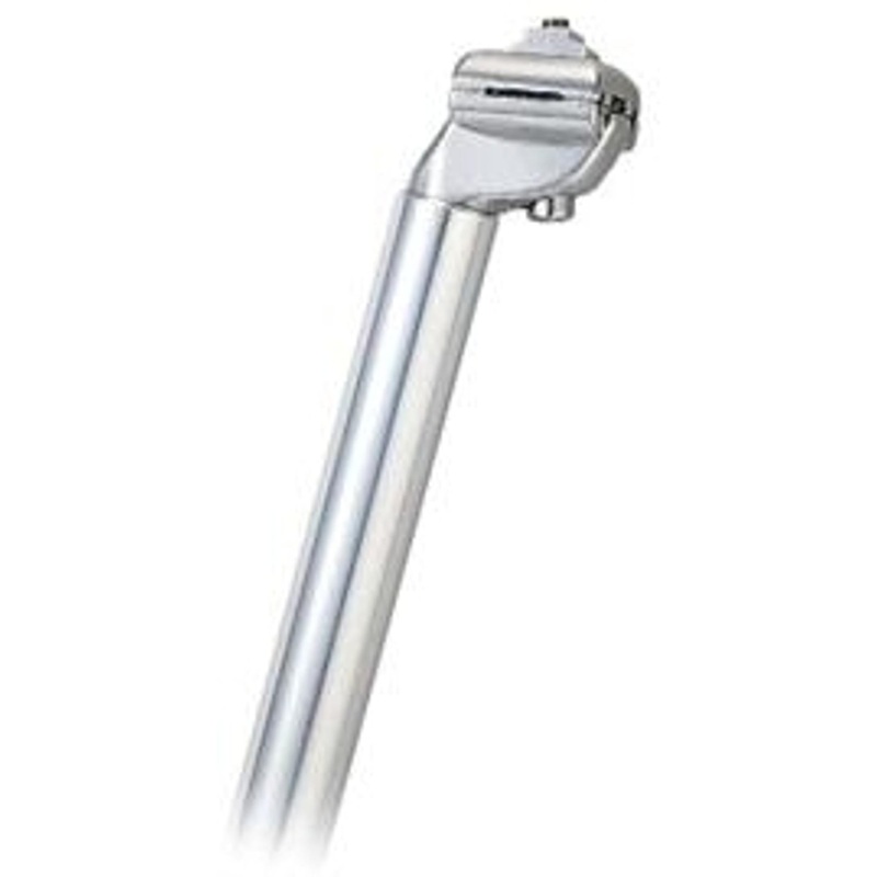BPW Alloy Seat Post 25.4 x 400mm Micro Adjust Silver
