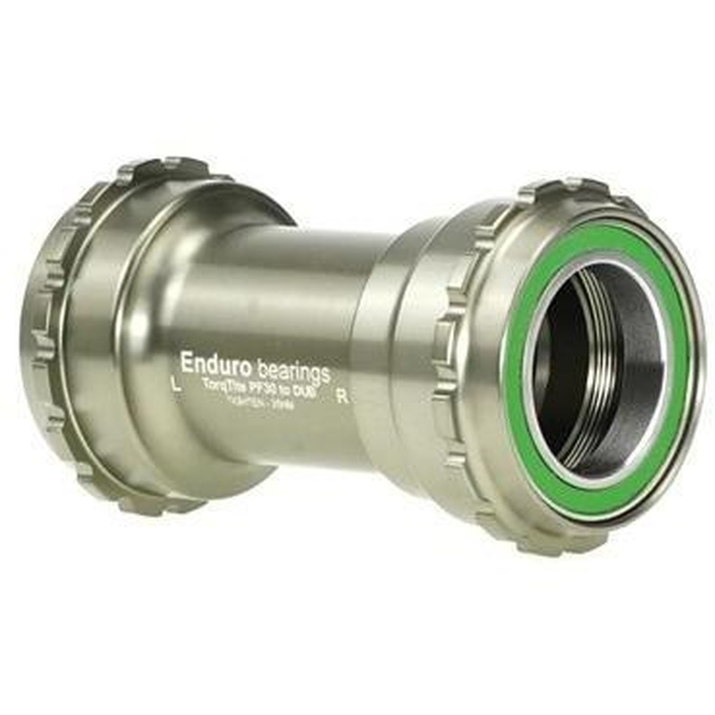 Enduro Torqtite Stainless Radial BB Bearing PF30 & DUB - Graphite