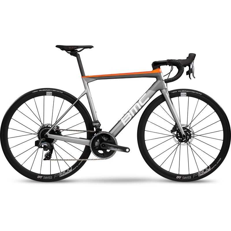 BMC Teammachine SLR02 Disc One Road Bike Grey/White/Orange (2020)