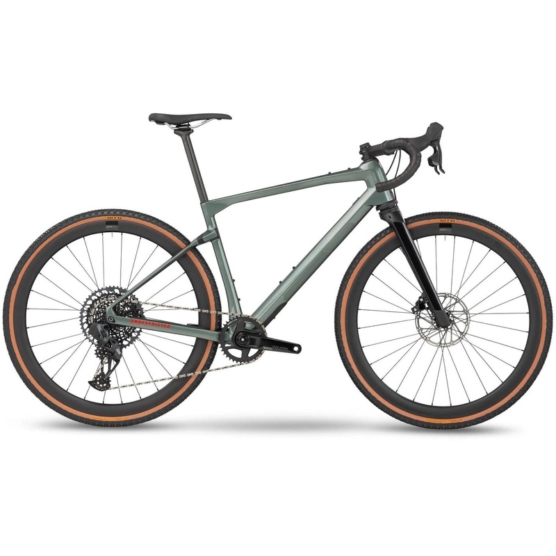 BMC Unrestricted LT Two Gravel Bike Green/Amber/Black