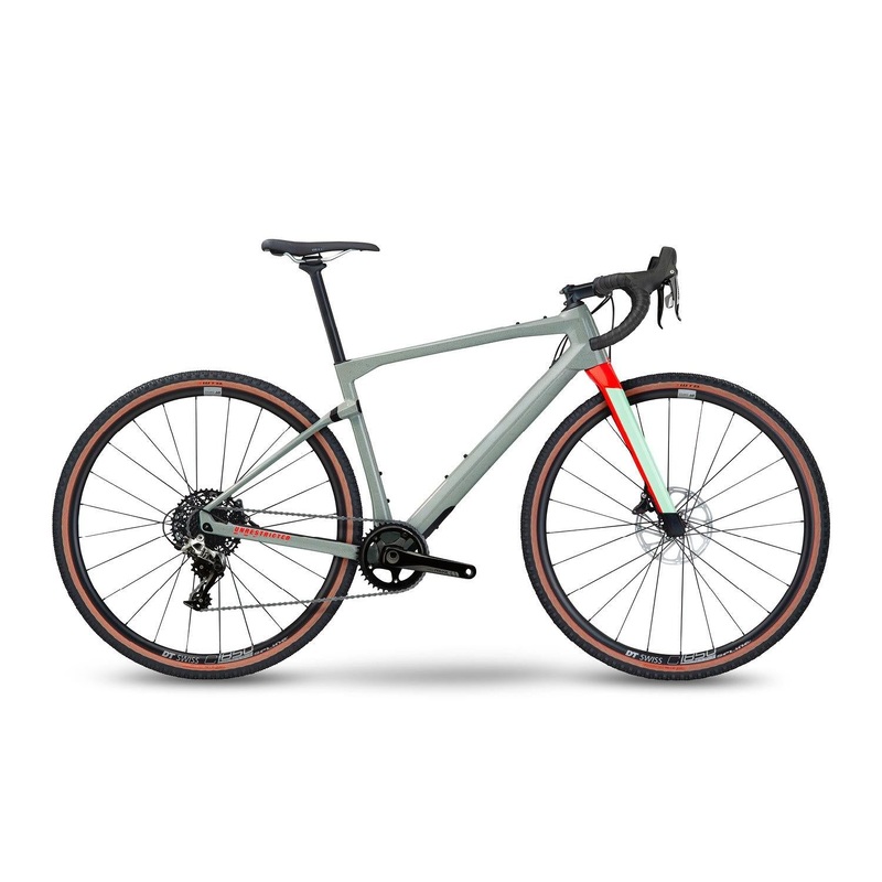 BMC UnReStricted ONE Gravel Bike Matte Grey/Red/Green
