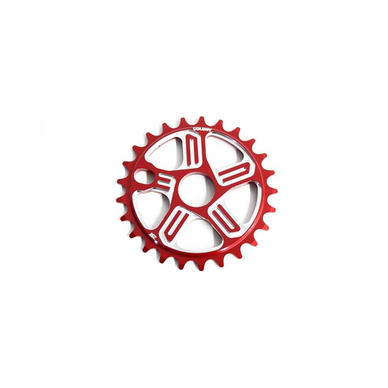 BMX Sprocket Colony Cadiz 25T Red