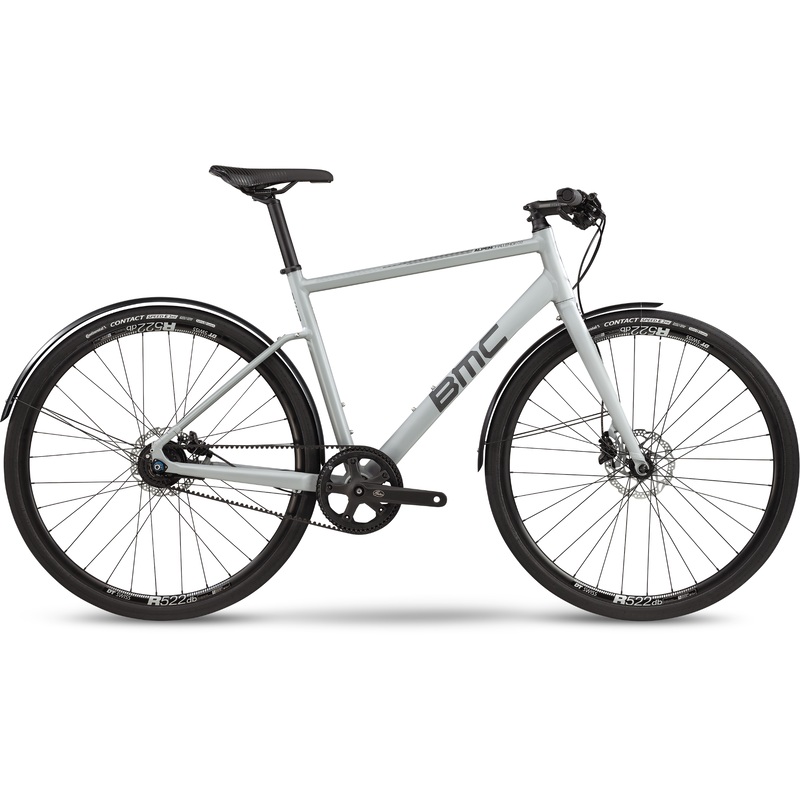 BMC Alpenchallenge 02 One Flat Bar Road Bike Grey/Black Reflective (2020)