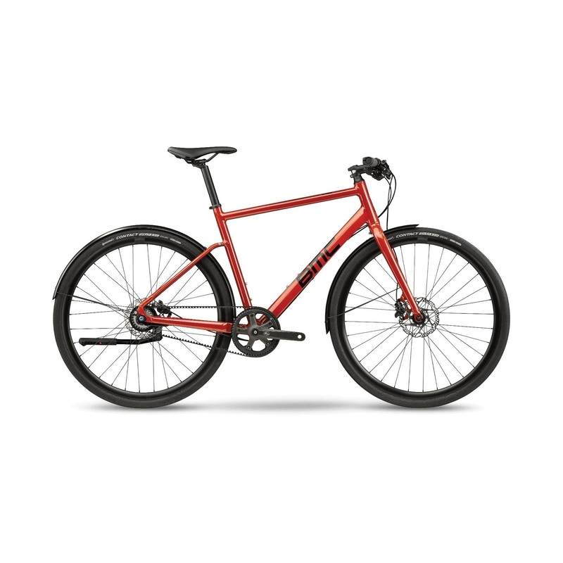 BMC Alpenchallenge One Flat Bar Road Bike Amber Black (2021)