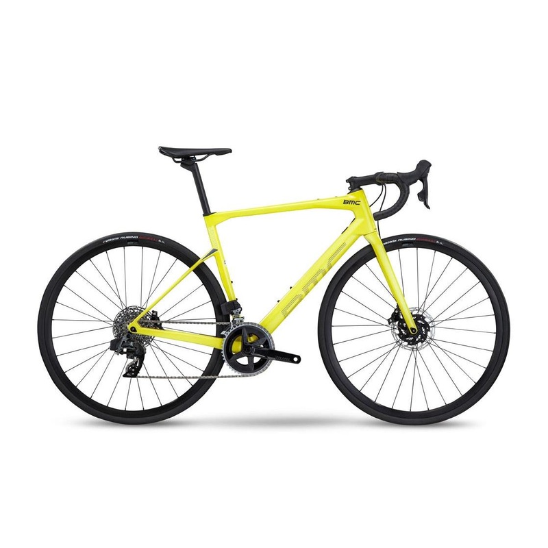 BMC Roadmachine FOUR Road Bike Lime Yellow