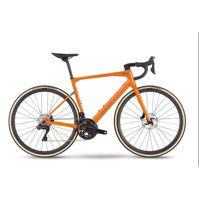 BMC Roadmachine ONE Road Bike Orange/Petrol