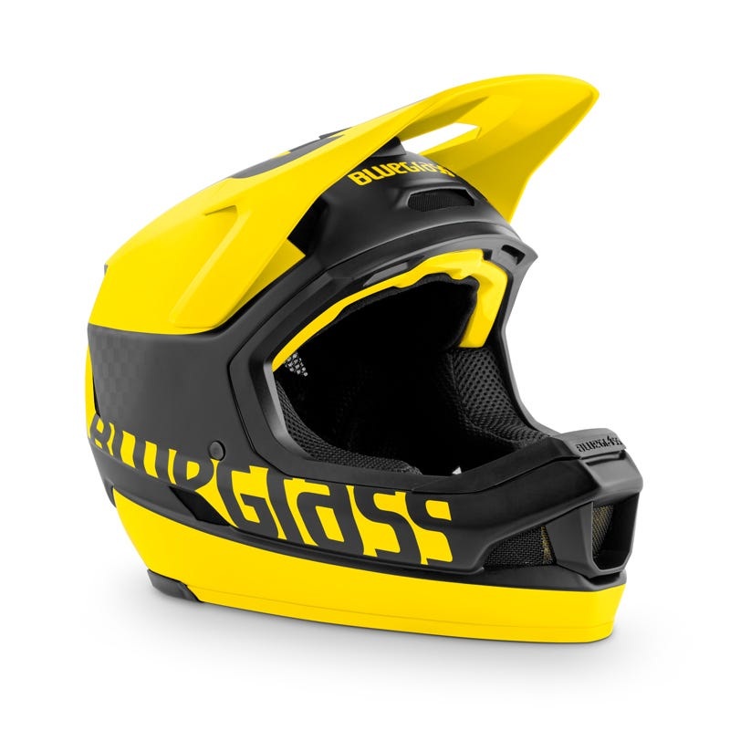 Bluegrass Legit Carbon Full Face Helmet Black/Yellow