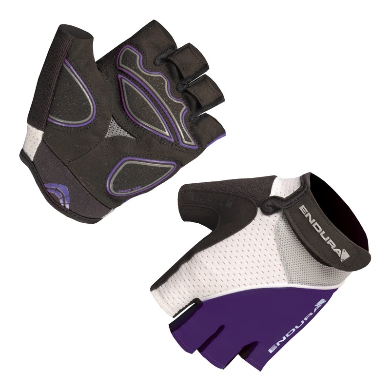 Endura Xtract Womens Fingerless Gloves Purple
