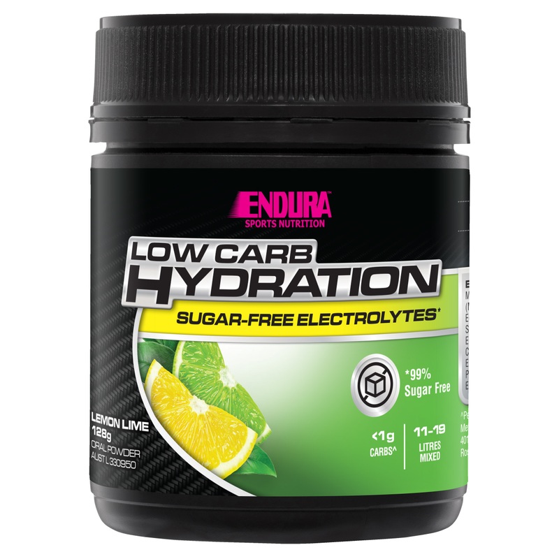 Endura Rehydration Low Carb Fuel Lemon Lime 128g