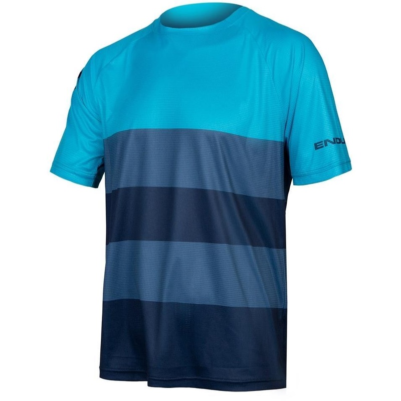 Endura Singletrack Core T Short Sleeve Jersey Electric Blue