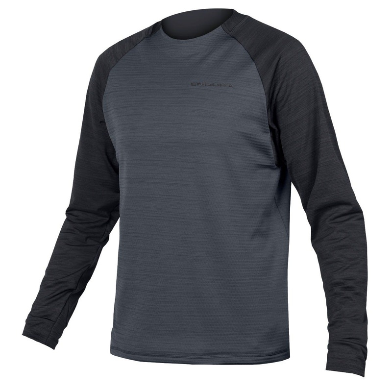 Endura Singletrack Fleece Long Sleeve Jersey Black
