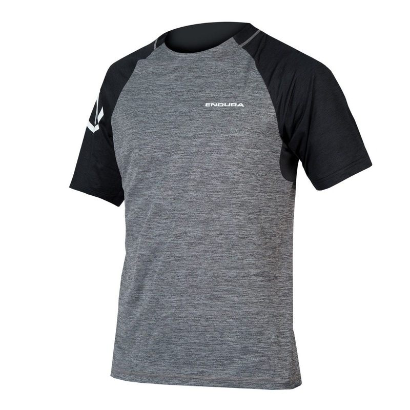 Endura SingleTrack Short Sleeve Jersey Pewter Grey