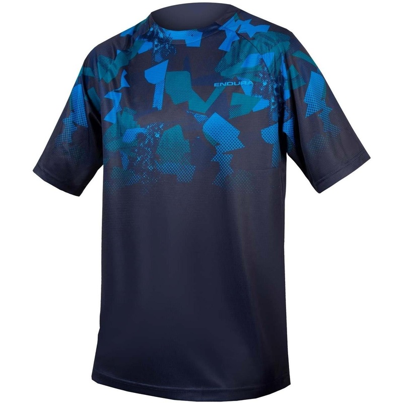 Endura STrack Print T LTD Short Sleeve Jersey Navy