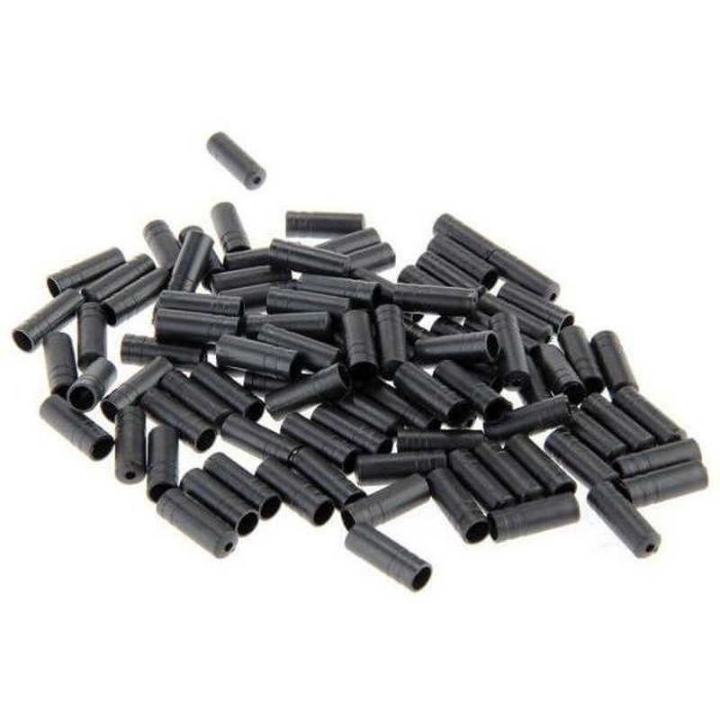Mars One Plastic End Caps 4.2mm x 16mm 150 Pieces Black