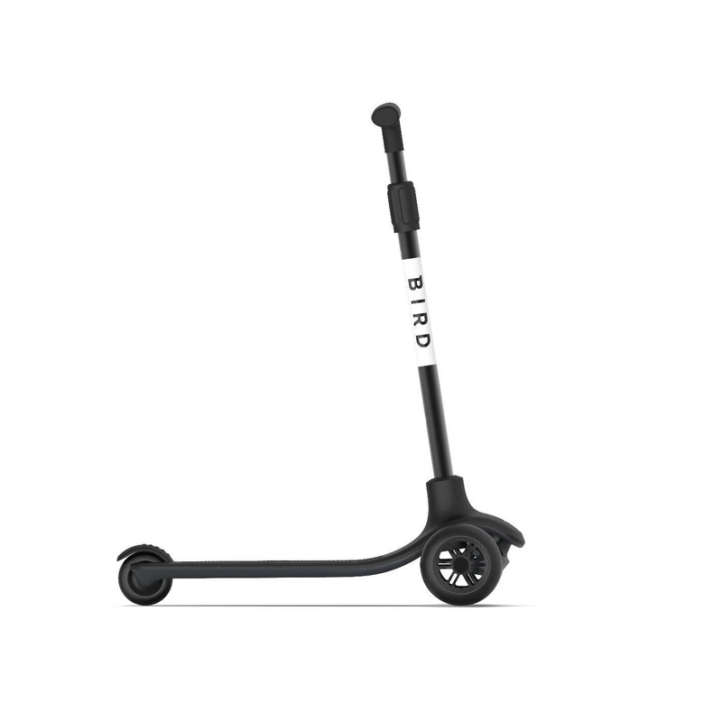 Bird 3 Wheel Birdie Kids Scooter Jet Black
