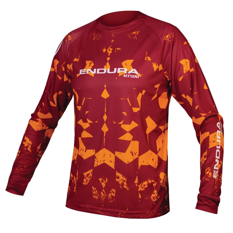 Endura MT500 Kali LTD Long Sleeve Jersey Rusty Red
