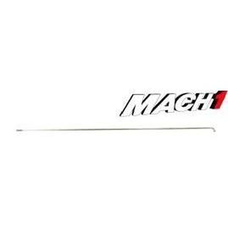 Mach1 Spoke Stainless Steel J Hook 14g 294mm Silver