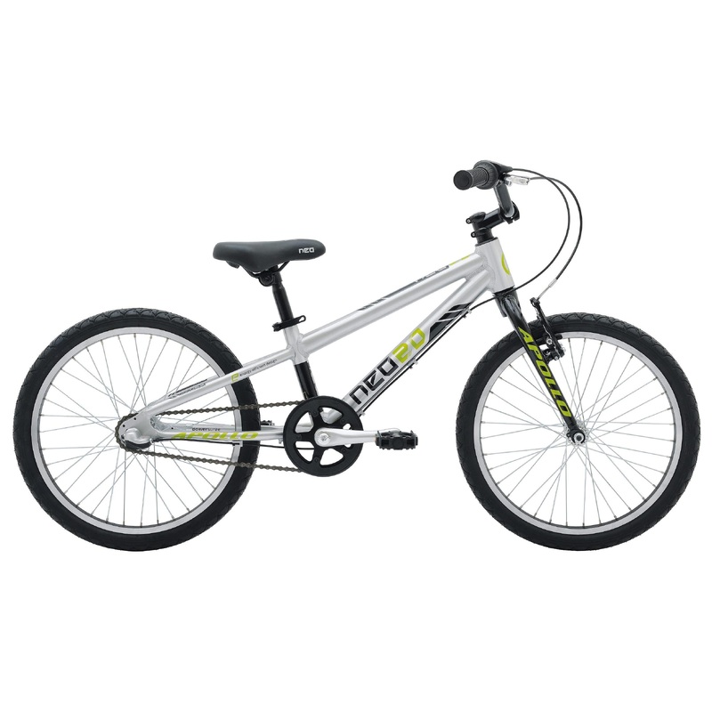Bike18 NEO 3I Kids 20 Brushed Alloy Blk Lime