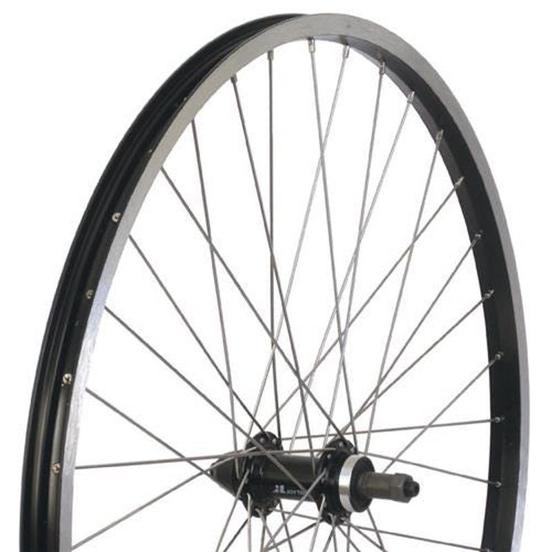 Bikecorp Alloy QR Rear Wheel 700c Black/Silver