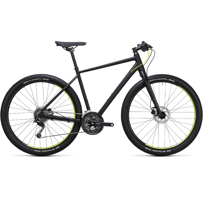 Bike17 Cube Hyde 50 cm black flashyellow