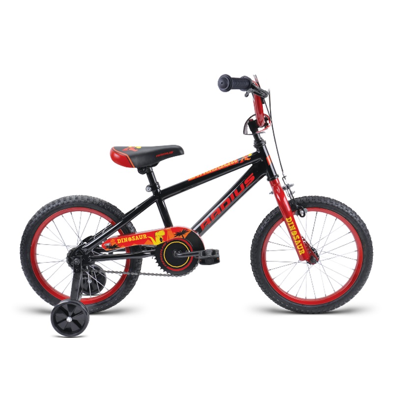 Bike17 Radius Dinosaur 16in Blk Red