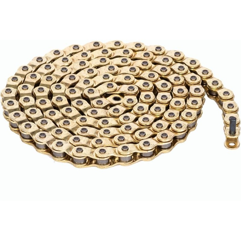 Eclat Stroke Solid Half Link Chain 1/2 x 1/8 x 100L Gold