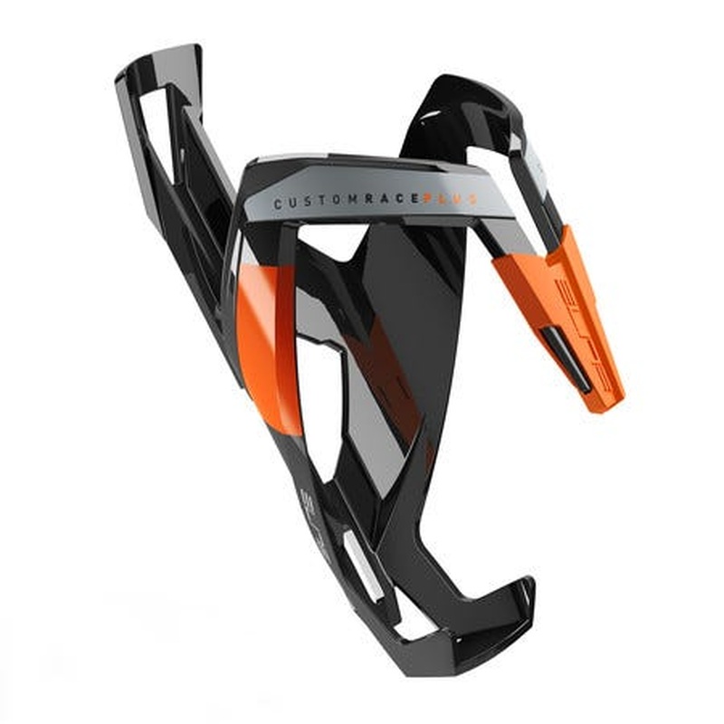 Elite Custom Race Plus Bottle Cage (Black/Orange)