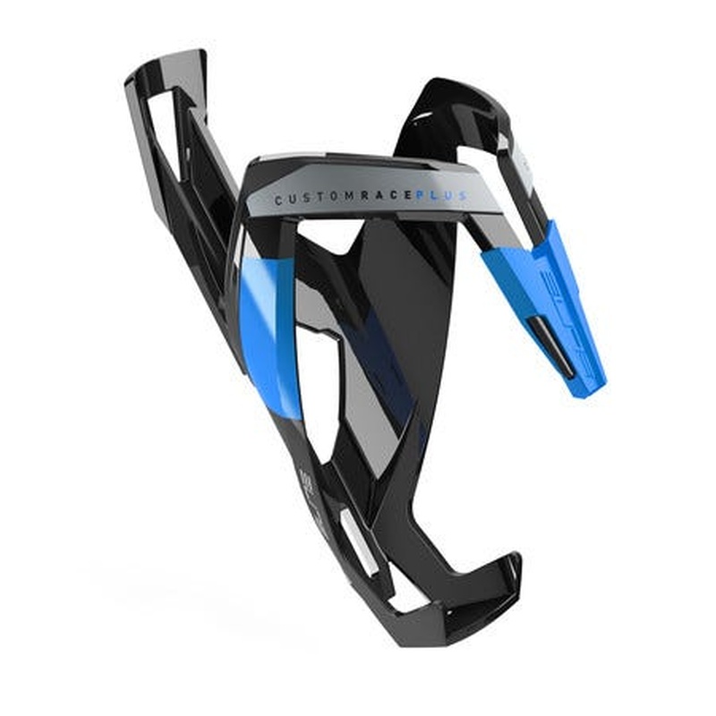 Elite Custom Race Plus Bottle Cage (Gloss Black/Blue)