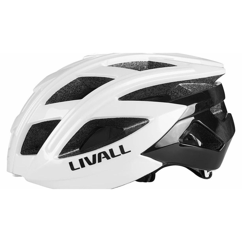 Livall Smart Road Bike Helmet 55-61cm White