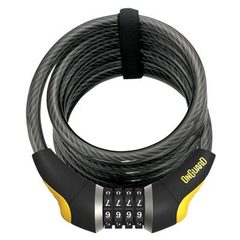Lock Onguard Combo Cable Lock 185cm x 12mm