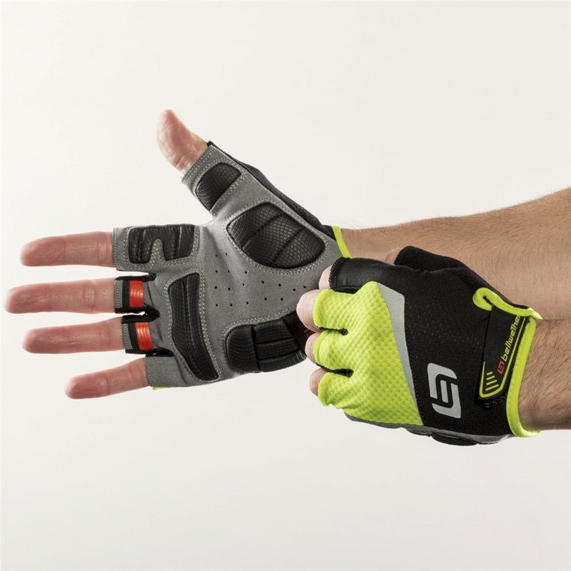 Bellwether Ergo Gel Short Finger Gloves Hi-Vis