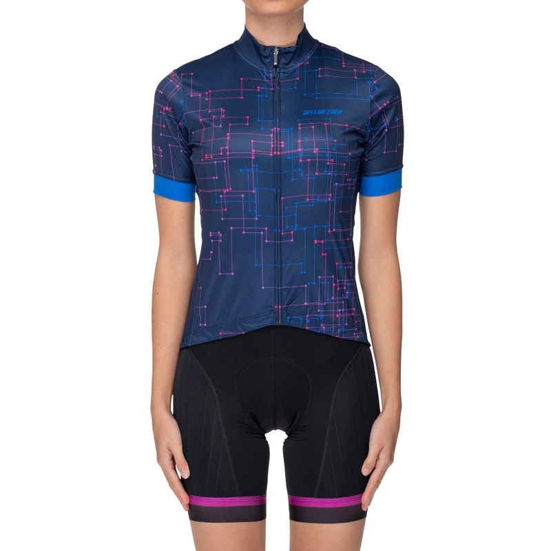 Bellwether Galaxy Women's Short Sleeve Jersey Navy