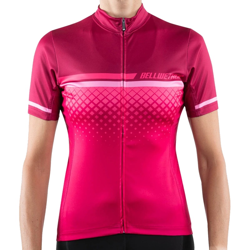 Bellwether Gradient Short Sleeve Women's Jersey Ruby